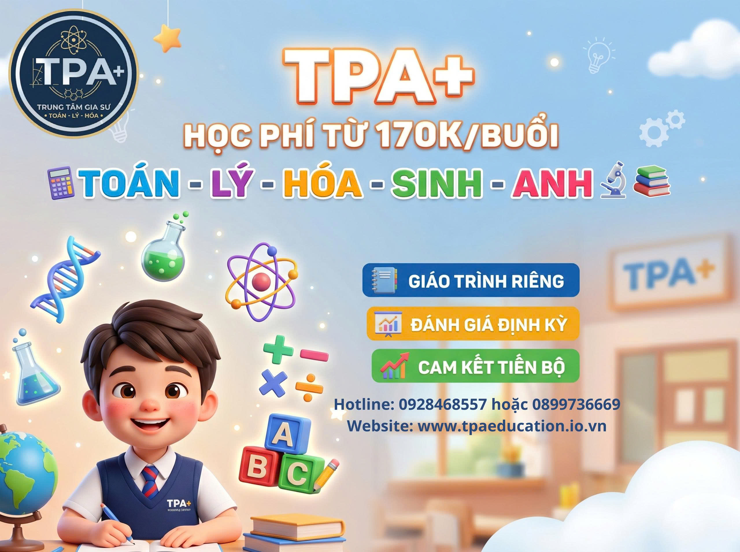 TPA+ Trung Tâm Gia Sư - Đội ngũ gia sư chất lượng cao đồng hành cùng học sinh